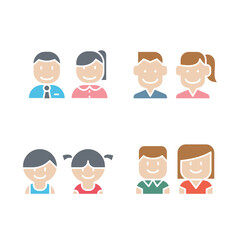 Toilet, Restroom, WC icon set in thin line style