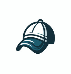 vector image of a sport hat