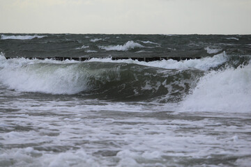 Ostsee, Wind, Wellen, Wasser