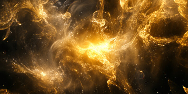 A surreal abstract background inspired by deep-space light distortions, featuring swirling tendrils of glowing energy, softly twisting and merging. The luminous motion evokes a sense of cosmic wonder