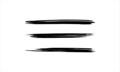 Paint Brush Strokes Set, watercolour grunge brush strokes collection Free Vector. paint brush stroke template collection. Collection black dirty design element. Grunge brush stroke, paint artistic set