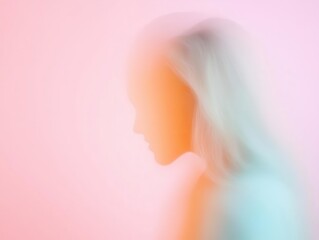 Couple embracing, with one partner fading into a blurred, distant form, symbolizing the strain of bipolar disorder on relationships