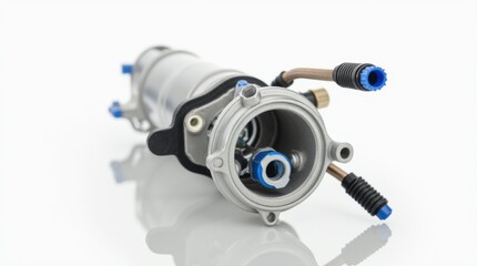Close-up of a Car's Fuel Pump in a Professional Studio Setting