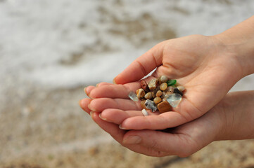 Photos of a vacation at sea. Beach photos from the resort.
