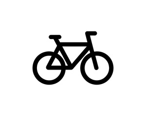 bicycle isolated on white background