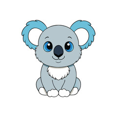 beby koala icon vector image 