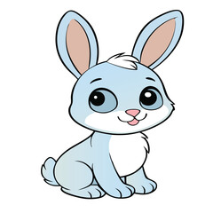 baby  bunny icon vector illustration 