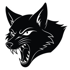 fox head icon vector illustration 