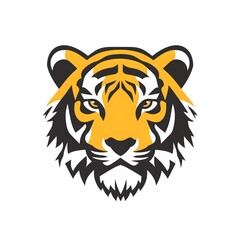 Fototapeta premium Geometric tiger vector illustration