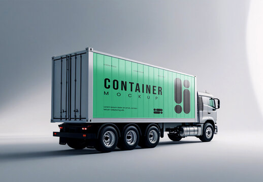 Shipping Container Mockup