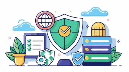 Protecting valuable data is crucial; this image promotes data security and peace of mind.