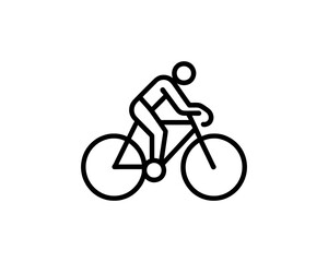Naklejka premium bicycle sign icon