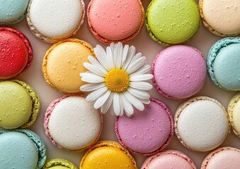 Colorful Macaroon Display