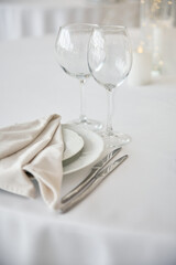 wedding table setting