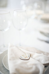 wedding rings on a table