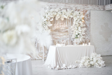 wedding table decoration