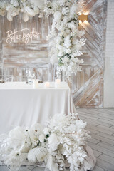 wedding table decoration