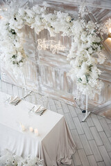 wedding table decoration