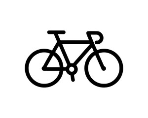 Fototapeta premium bicycle isolated on white background