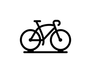 Fototapeta premium bicycle isolated on white background