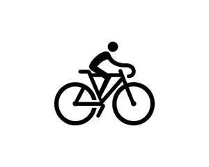 Bicycle Logo Design Icon Symbol Vector Template.