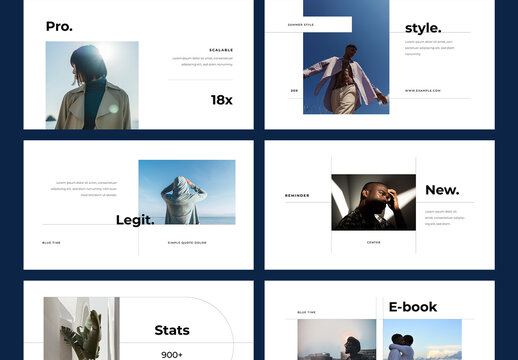 Minimal Style Presentation Layouts
