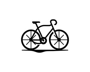 vintage bicycle vector illustration