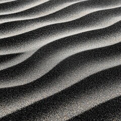Stunning sand patterns formed by wind in vibrant dunes at a scenic beach capturing natures intricate textures