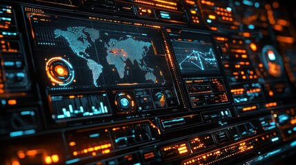 Global surveillance dashboard interface