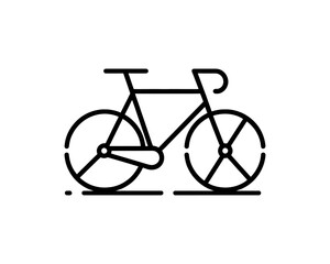 bicycle icon vector illustration