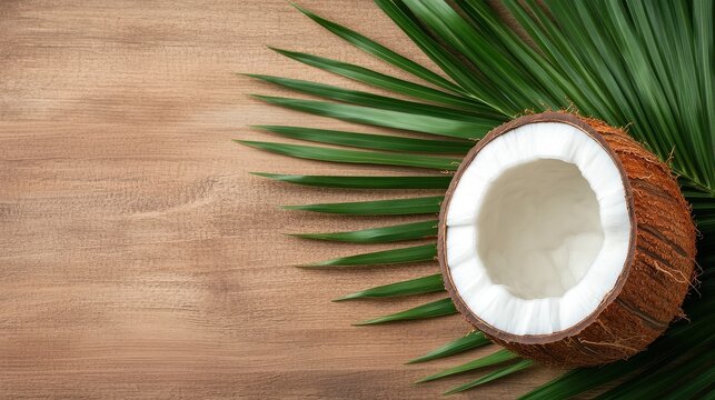 Coconuts in a coconut plantation, the coconut production industry for processing and export, price volatility and market demand, coconut growing regions.