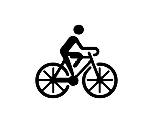 Naklejka premium silhouette of a bicycle