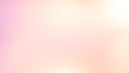 Soft golden pink gradient background with a delicate summer glow.