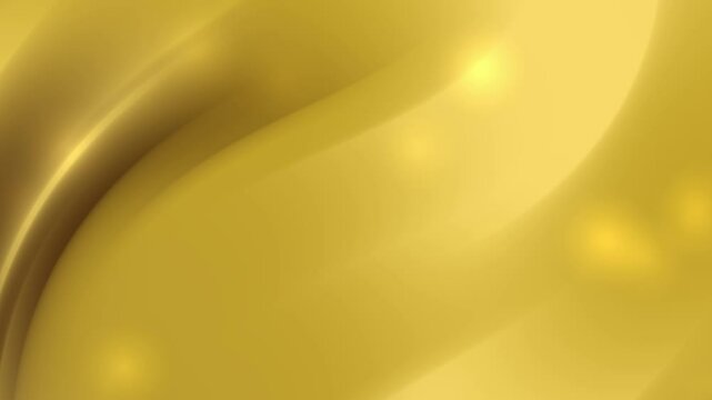 abstract gold gradient background combination blur gold particle, smooth wave and motion. 3k footage golden color and elegant concept for overlay or backdrop project design with yellow and dark gold 