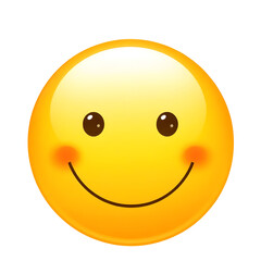 "Classic Happy Smiley Face Emoji"

