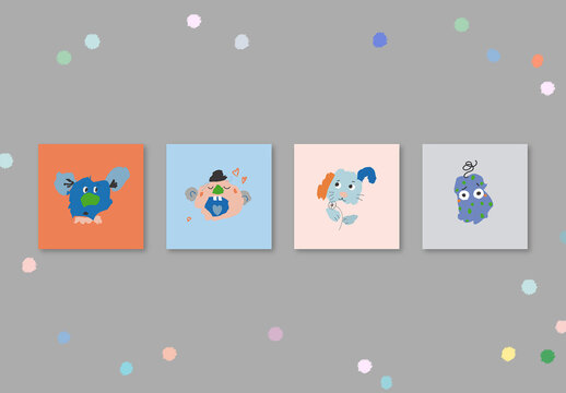 Fun Cute Posters Layout