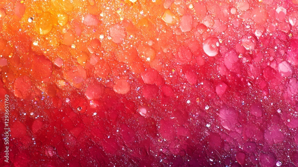 Poster stunning abstract art showcasing a warm color gradient of red and orange resin. detailed texture and