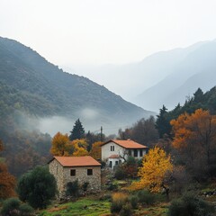 Mountain scenery in Tzoumerka
