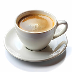 Obraz premium white coffee cup