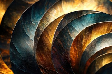 Fototapeta premium A detailed view of multiple colored metal components, ideal for illustrating technical or industrial themes