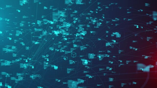 Network Nodes Data Modeling Digital Security Cloud Computing