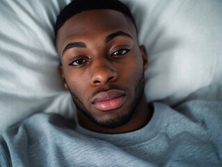 peaceful photo captures the essence of restful sleep and comfort. Soft lighting and a cozy setting emphasize the importance of quality rest. Ideal for wellness content and sleep-related campaigns