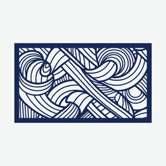 Mandala Wall Panel Laser Cut Design Wall art Wall Decoration Vector