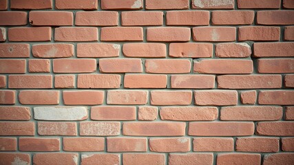 Fototapeta premium Aged Brick Wall with Natural Cracks and Textures