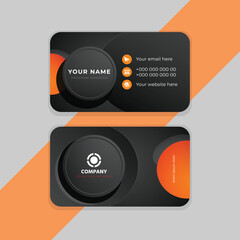 Clean style modern business card template, Modern Business Cards vector template.