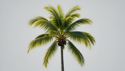 Tropical Palm Tree Against Clear Sky – Nature, Summer, Beach Vibes