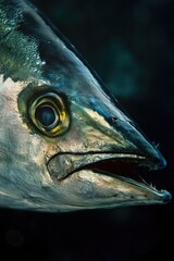 A close-up shot of a fish's open mouth, great for illustration or design purposes