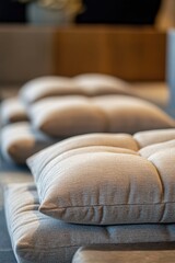 Obraz premium Close-up shot of pillows on a table