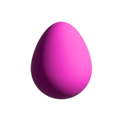 Easter Egg Isolate. 3d realistic Easter egg set. Colorful eggs icon