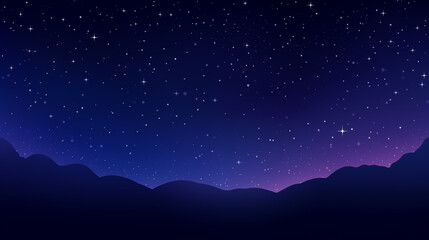 Fond texturé, paysage, effet galaxie, univers, cosmos. Couleurs bleu violet et noir, aurore boréale. Effet texture étoilé, brillant et flou. Conception et création graphique, bannière.	